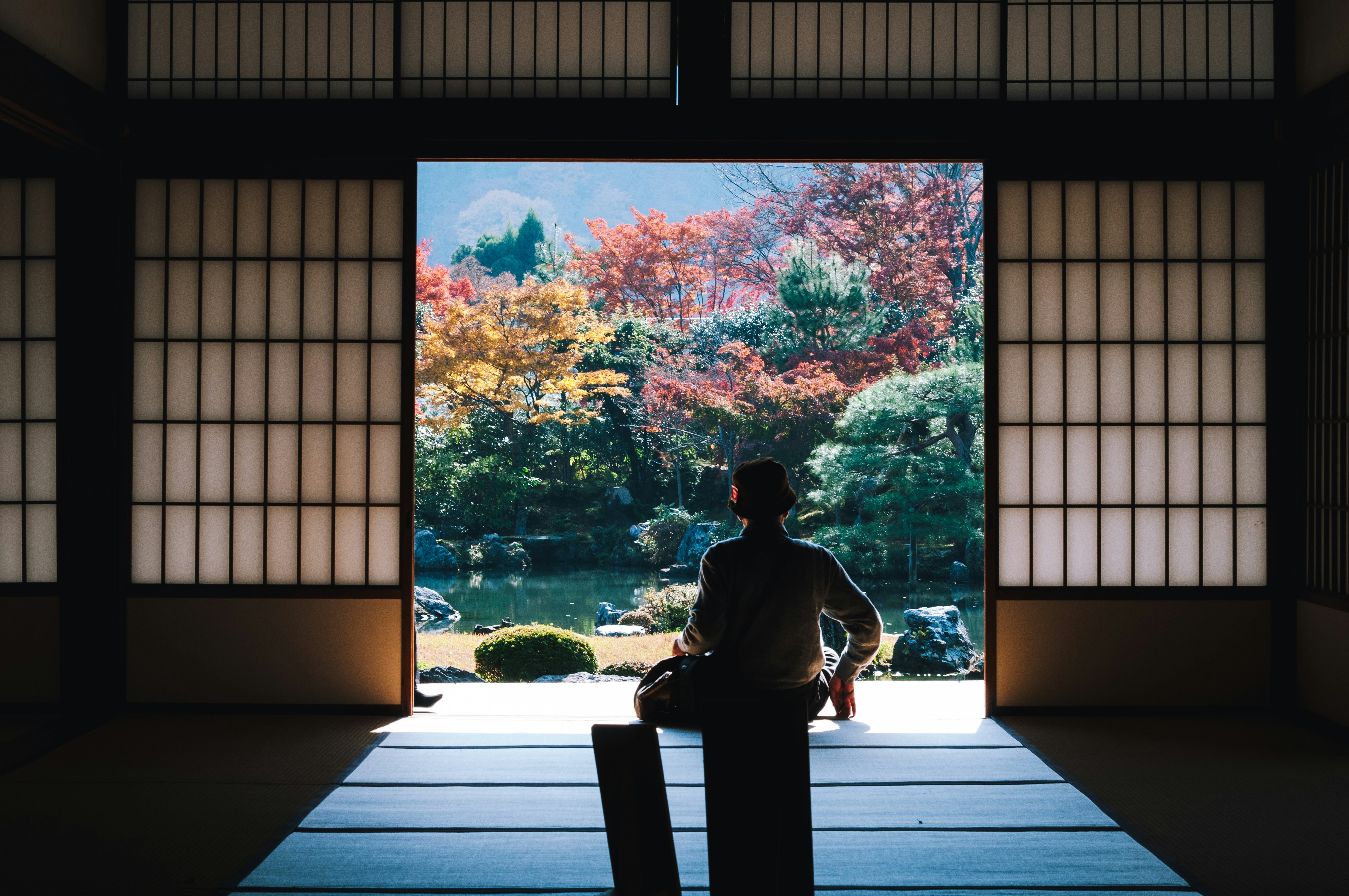 Temple japonais en automne